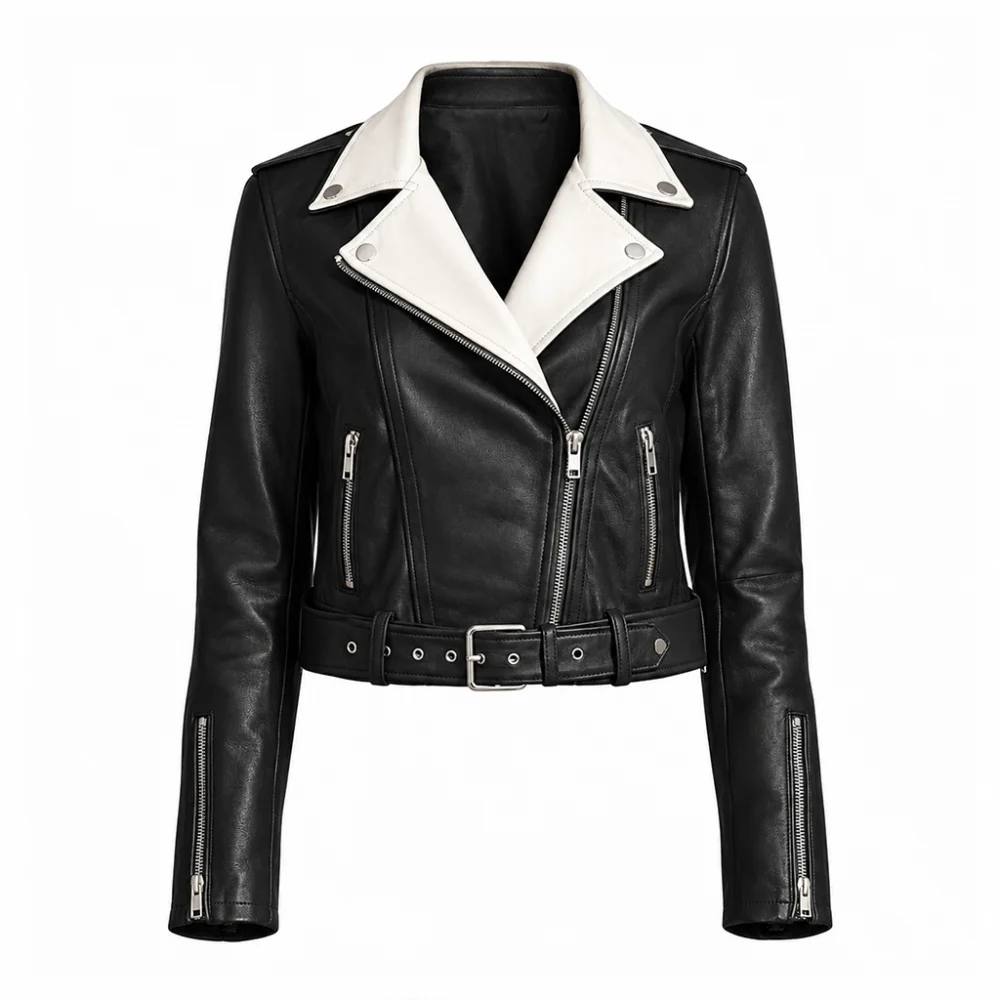 Biker Distinctive Leather Jacket